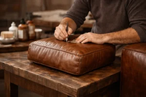 Leather restoration project 2